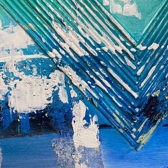 Handmade abstract acrylic painting - Picture 6 of 11